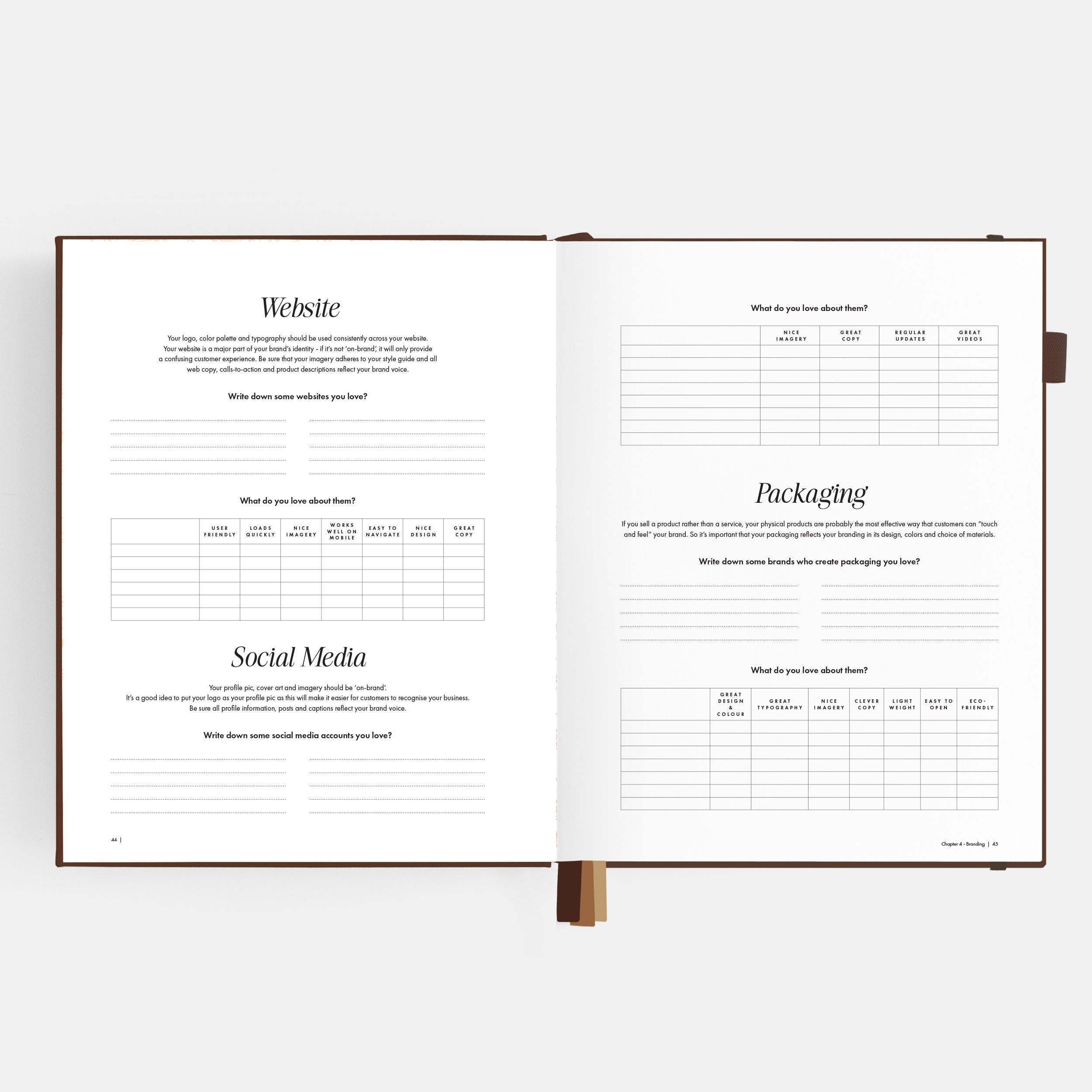 Side Hustle Planner Luxe Edition 4.0 - Chocolate
