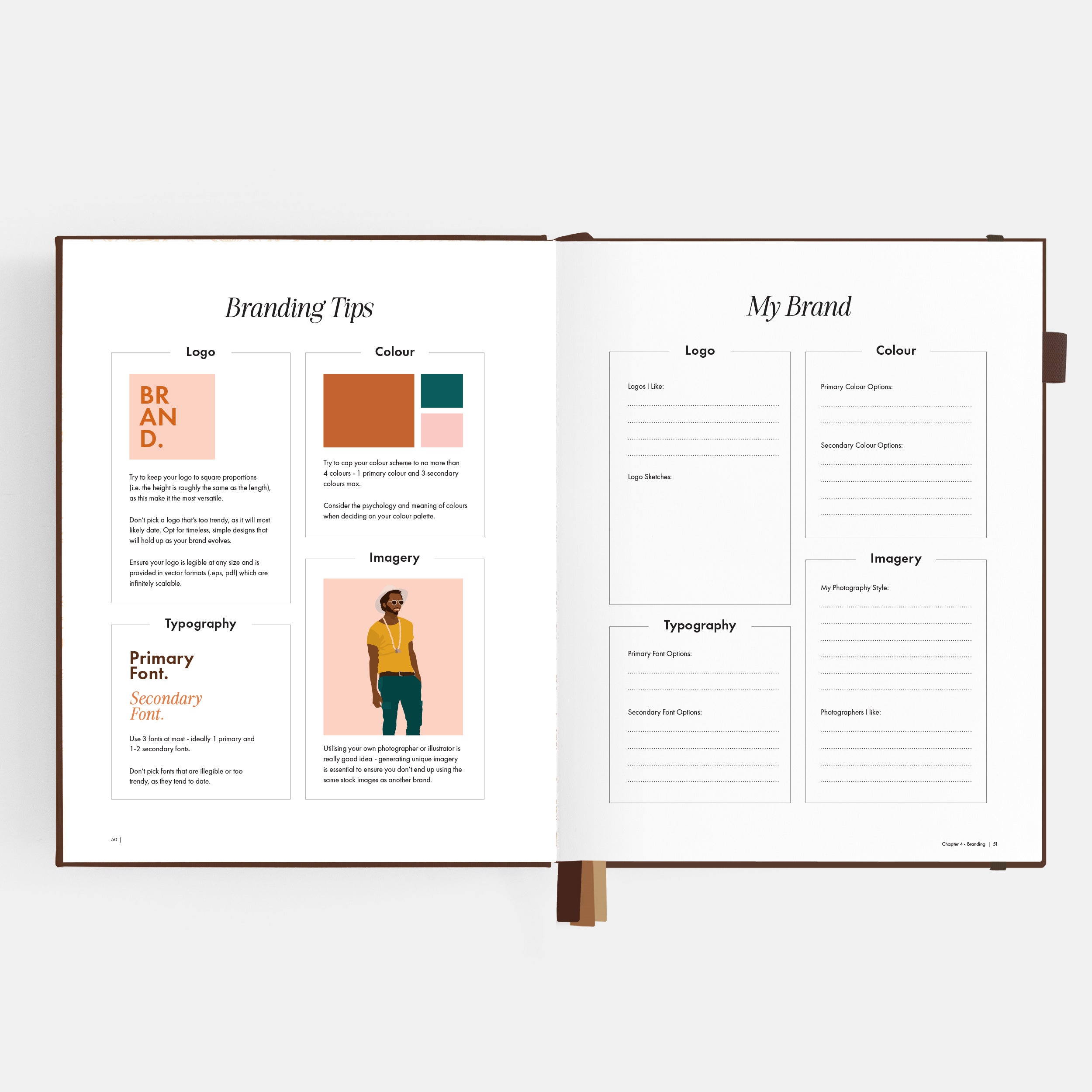 Side Hustle Planner Luxe Edition 4.0 - Chocolate