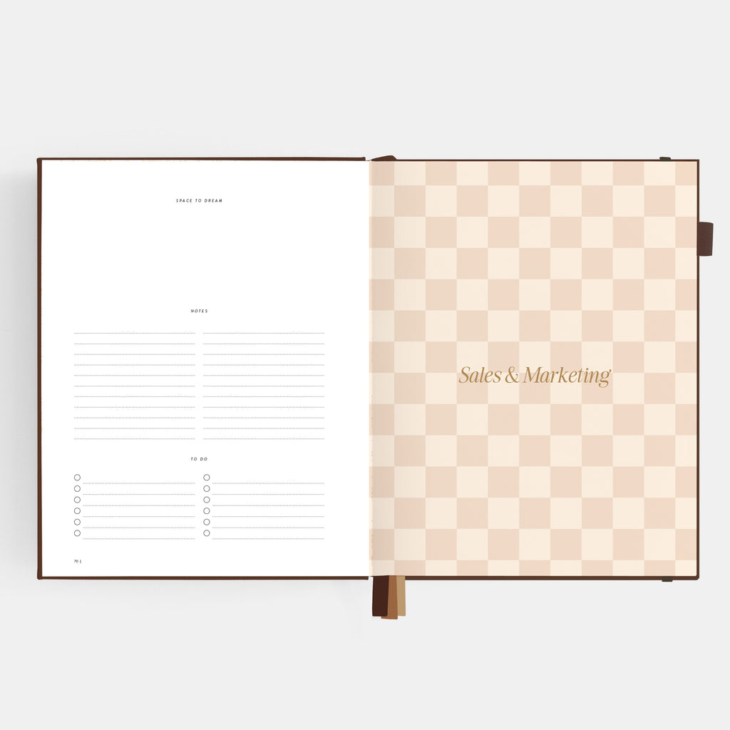 Side Hustle Planner Luxe Edition 4.0 - Chocolate