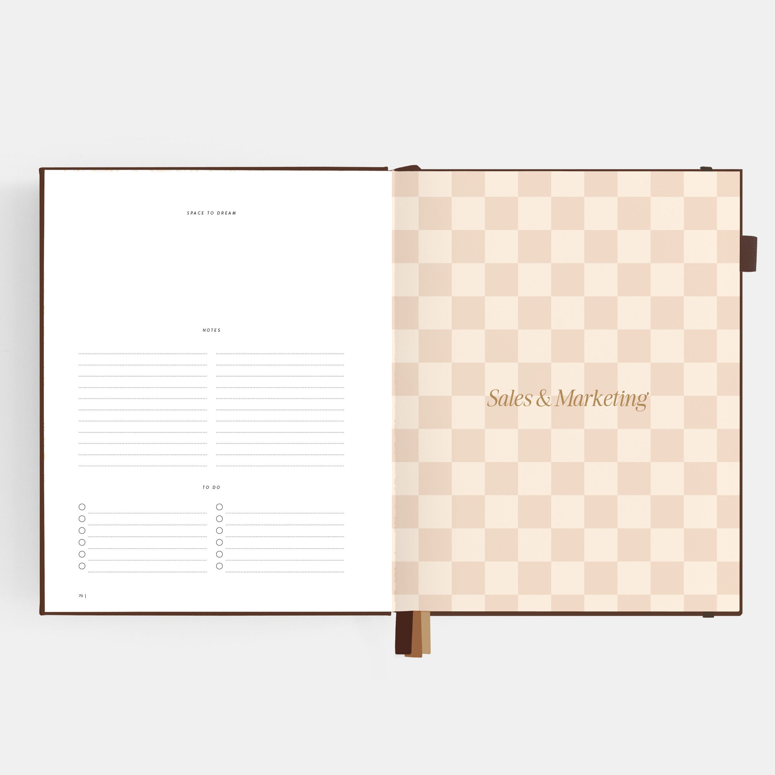 Side Hustle Planner Luxe Edition 4.0 - Chocolate