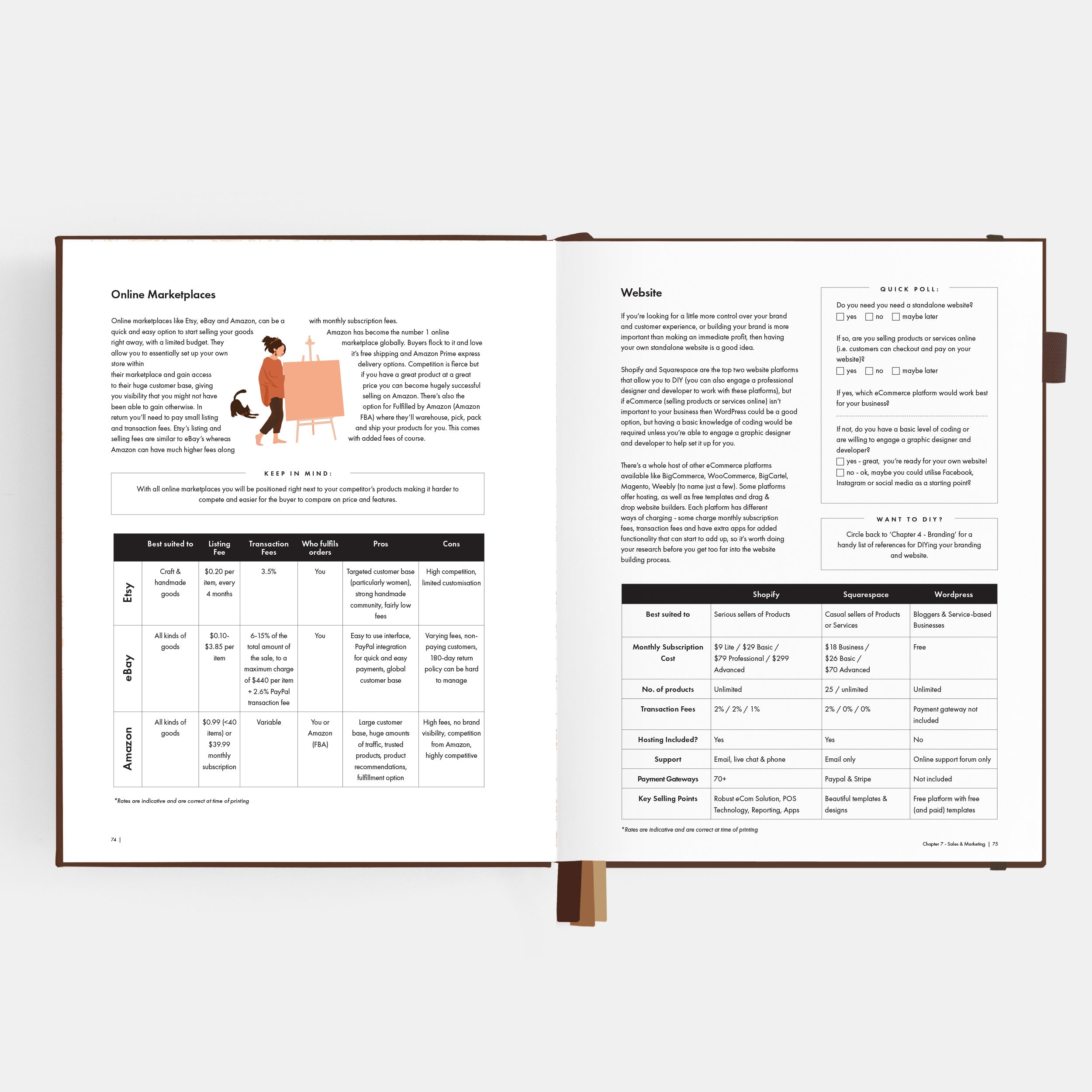 Side Hustle Planner Luxe Edition 4.0 - Chocolate