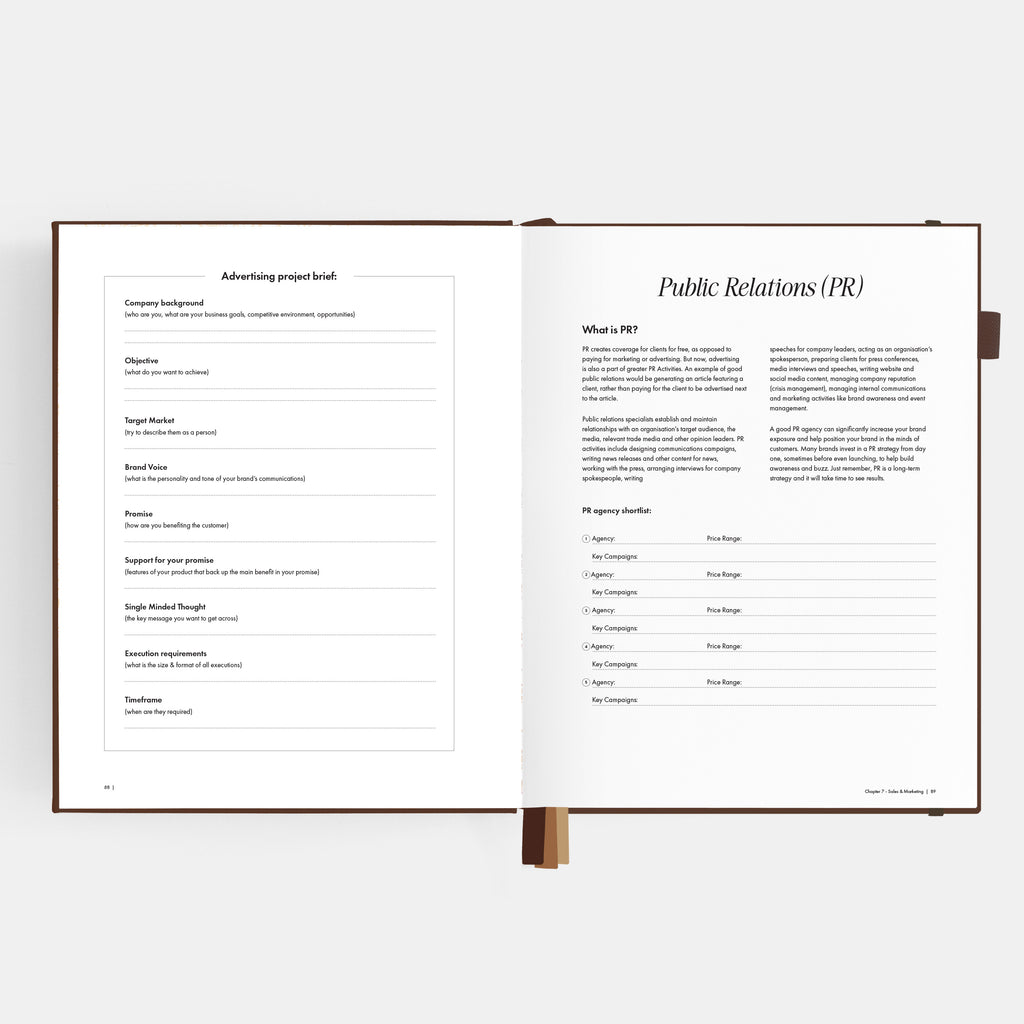 Side Hustle Planner Luxe Edition 4.0 - Chocolate