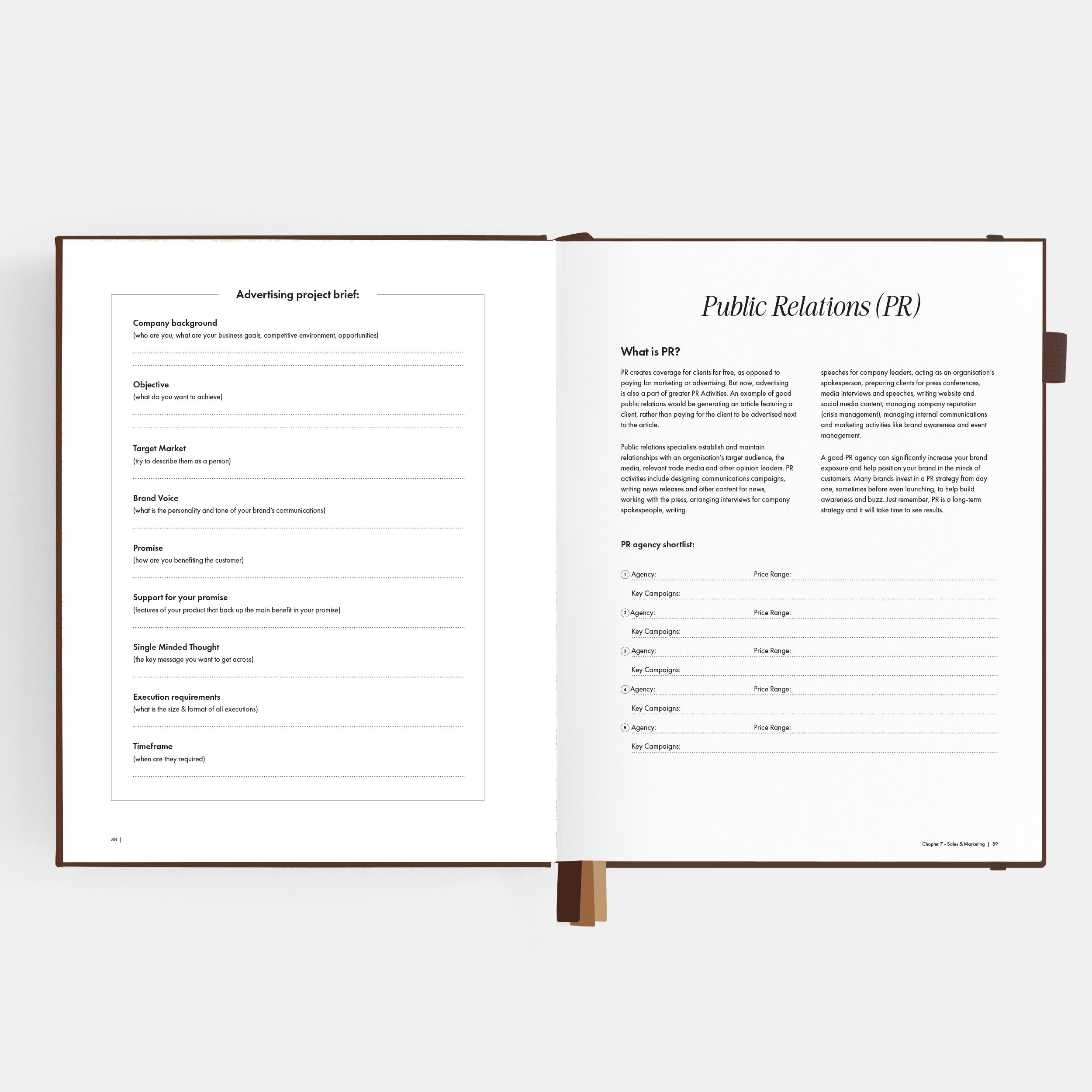 Side Hustle Planner Luxe Edition 4.0 - Chocolate