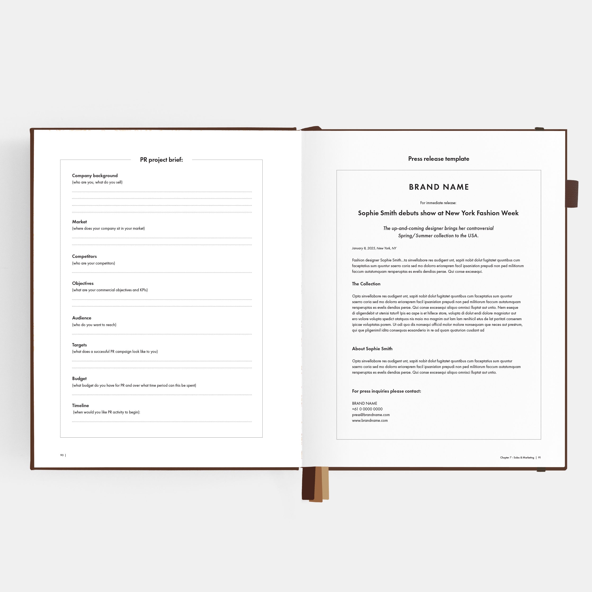 Side Hustle Planner Luxe Edition 4.0 - Chocolate