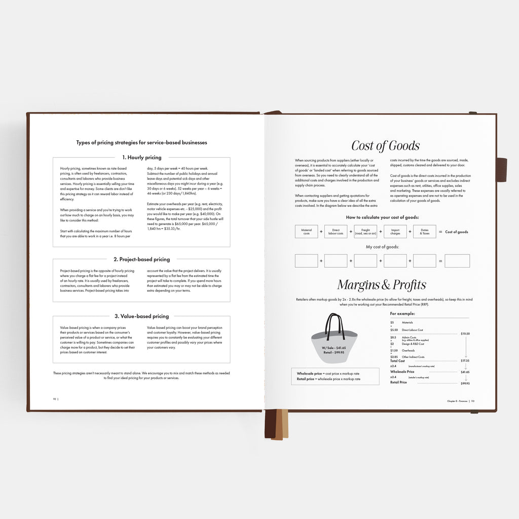 Side Hustle Planner Luxe Edition 4.0 - Chocolate