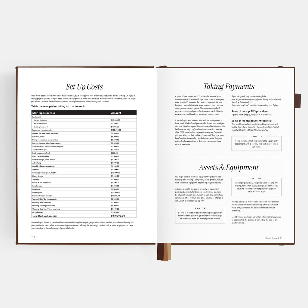 Side Hustle Planner Luxe Edition 4.0 - Chocolate