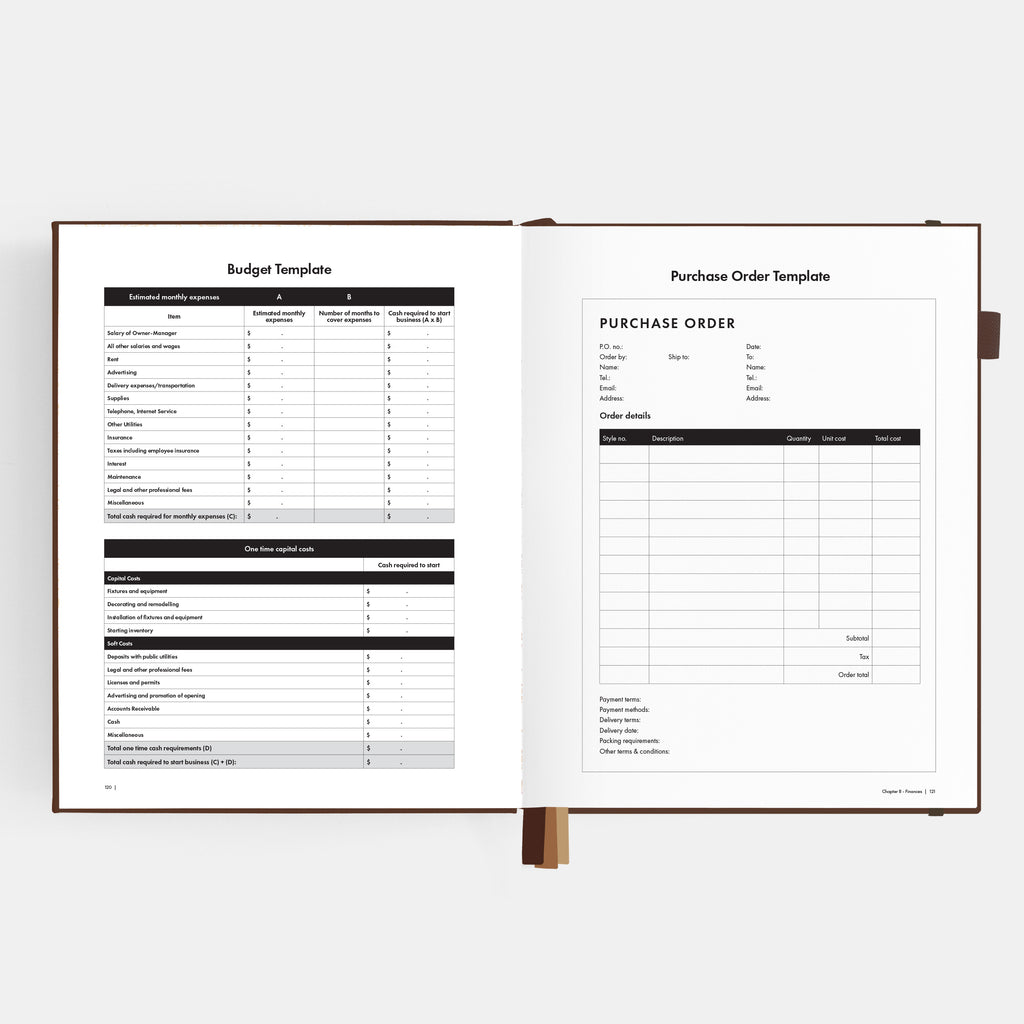 Side Hustle Planner Luxe Edition 4.0 - Chocolate