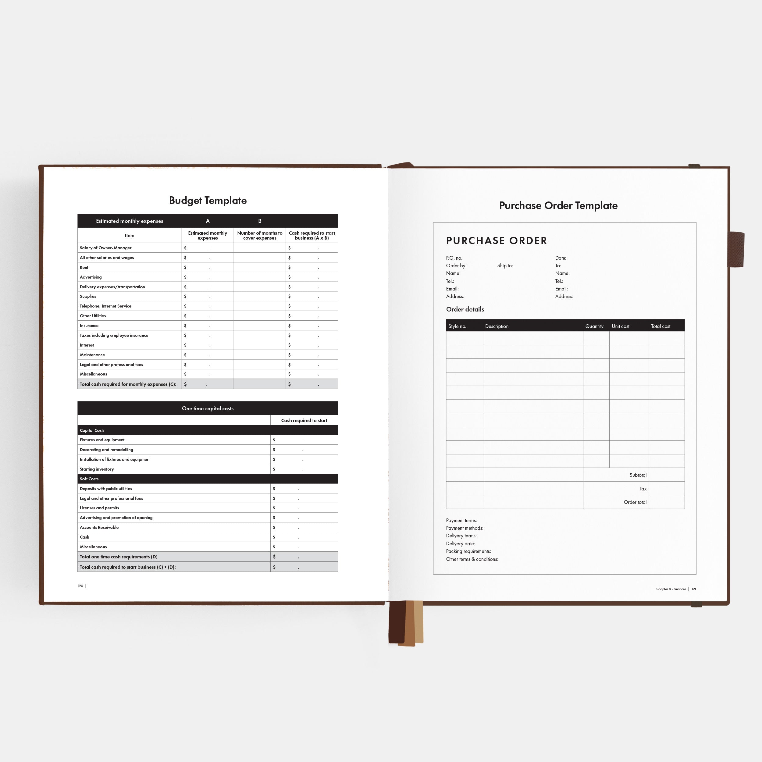 Side Hustle Planner Luxe Edition 4.0 - Chocolate