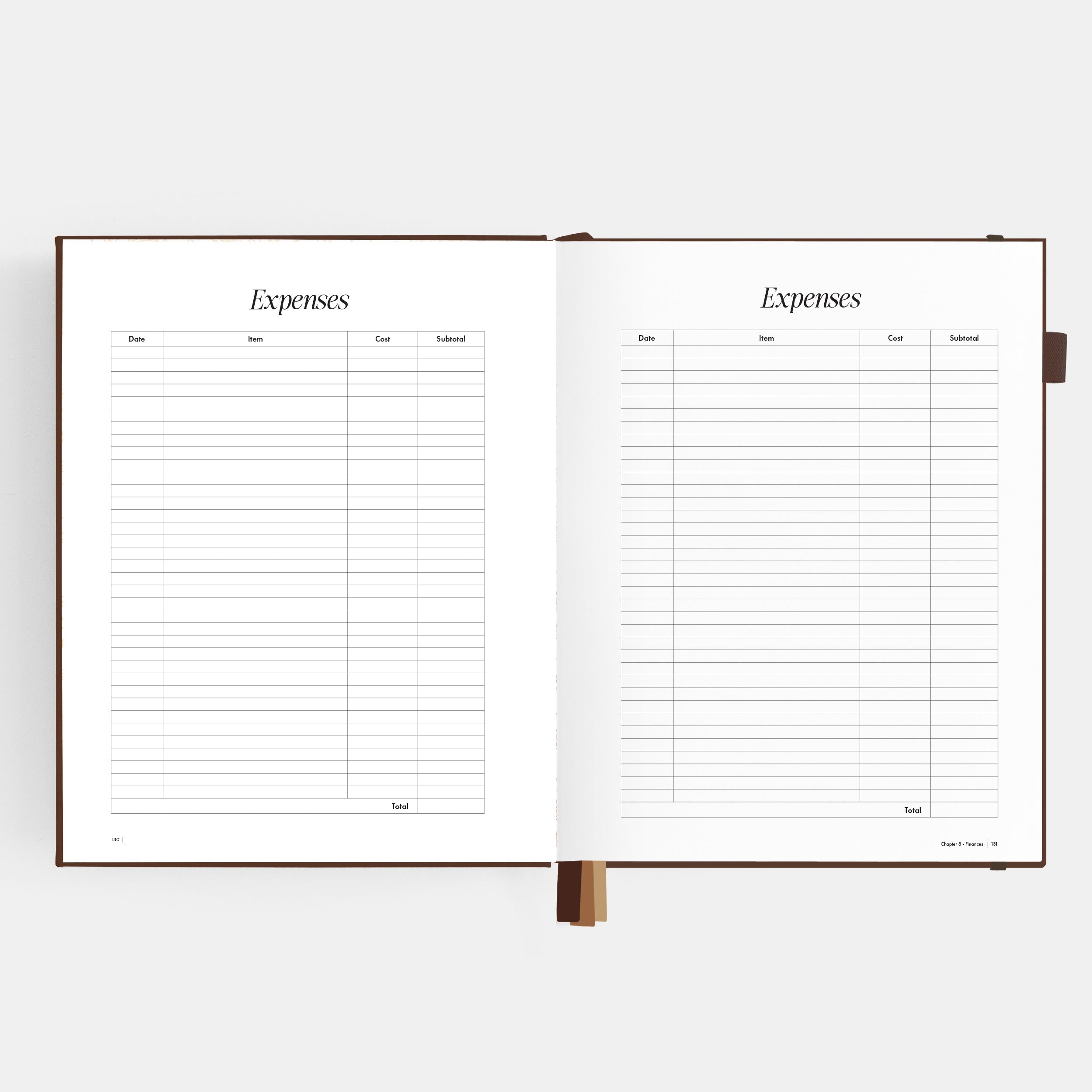 Side Hustle Planner Luxe Edition 4.0 - Chocolate