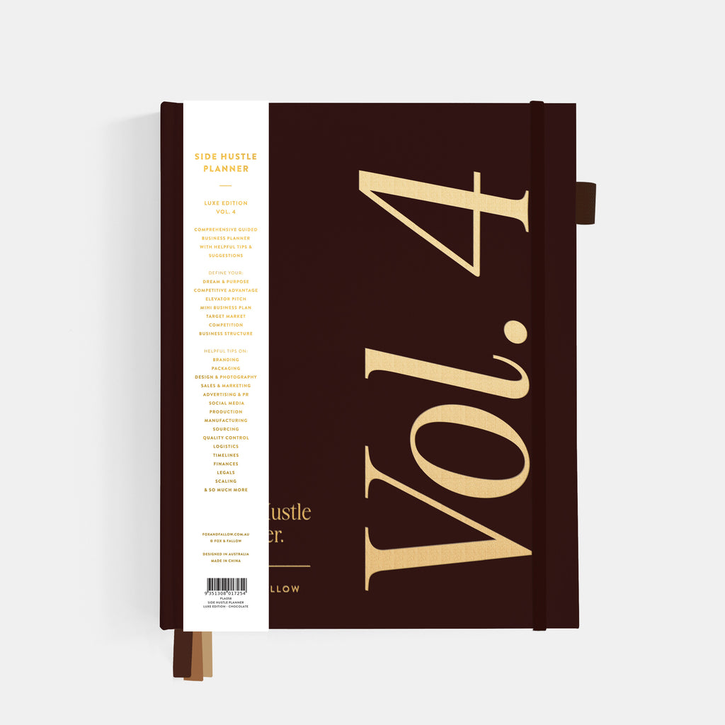 Side Hustle Planner Luxe Edition 4.0 - Chocolate