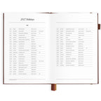 2027 A5 Vertical Planner - Chocolate - PRE-ORDER (25 SEPTEMBER)