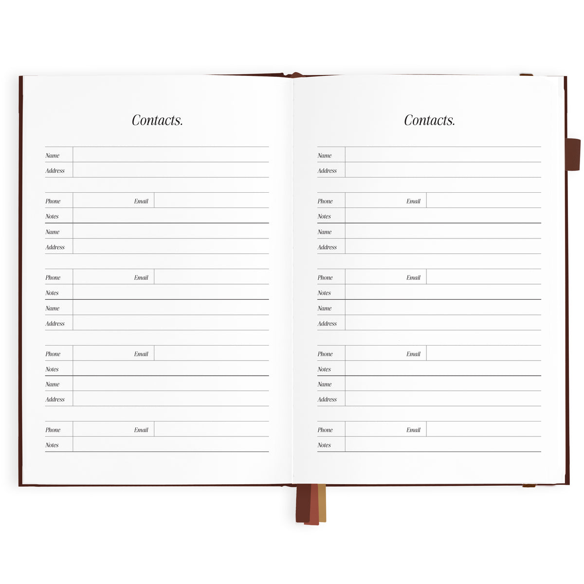2027 A5 Vertical Planner - Chocolate - PRE-ORDER (25 SEPTEMBER)