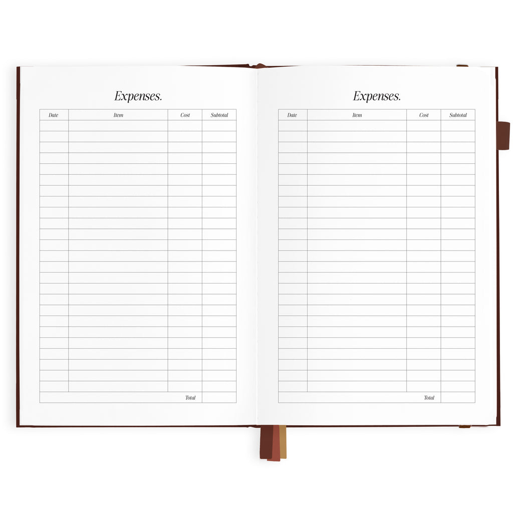 2027 A5 Vertical Planner - Chocolate - PRE-ORDER (25 SEPTEMBER)