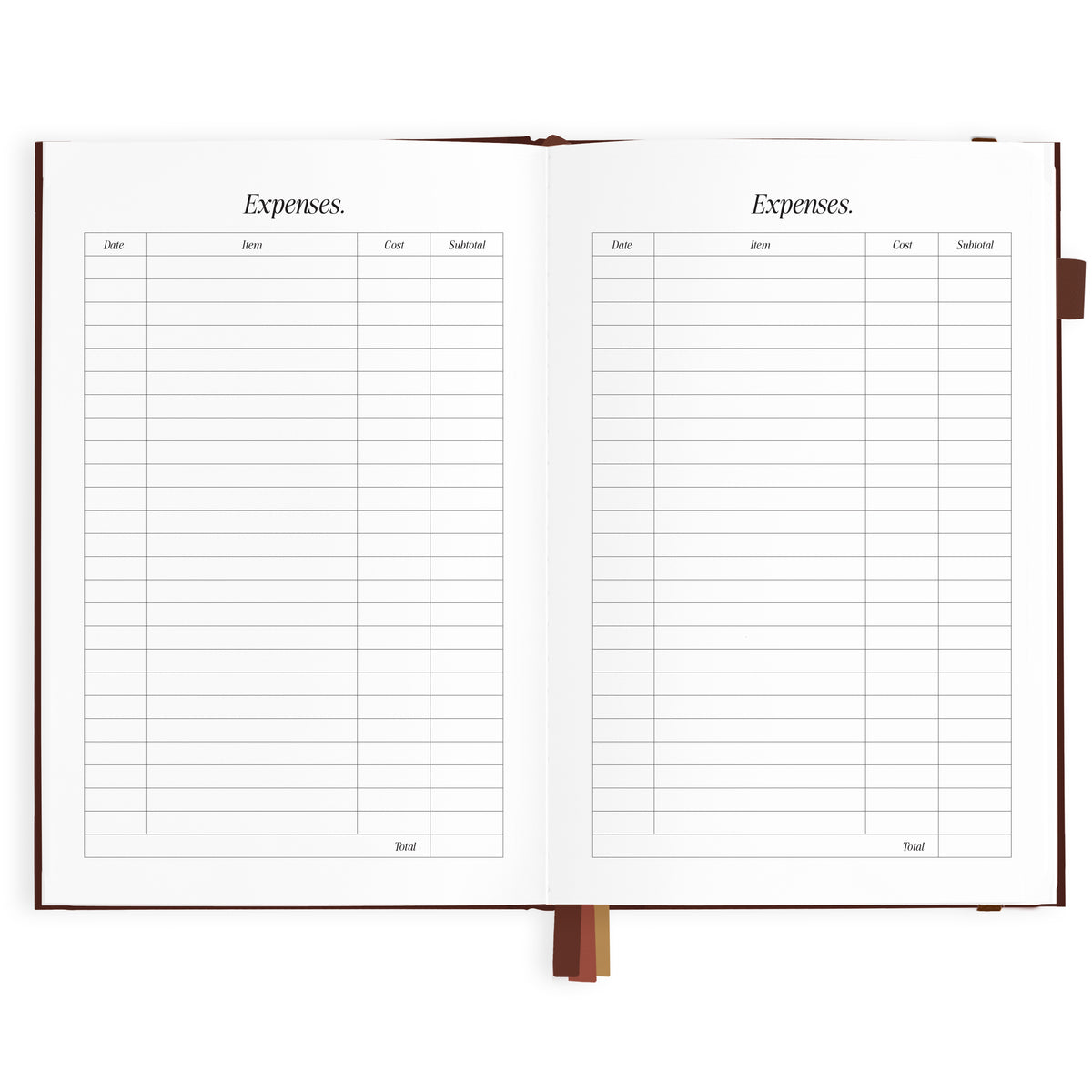 2027 A5 Vertical Planner - Chocolate - PRE-ORDER (25 SEPTEMBER)