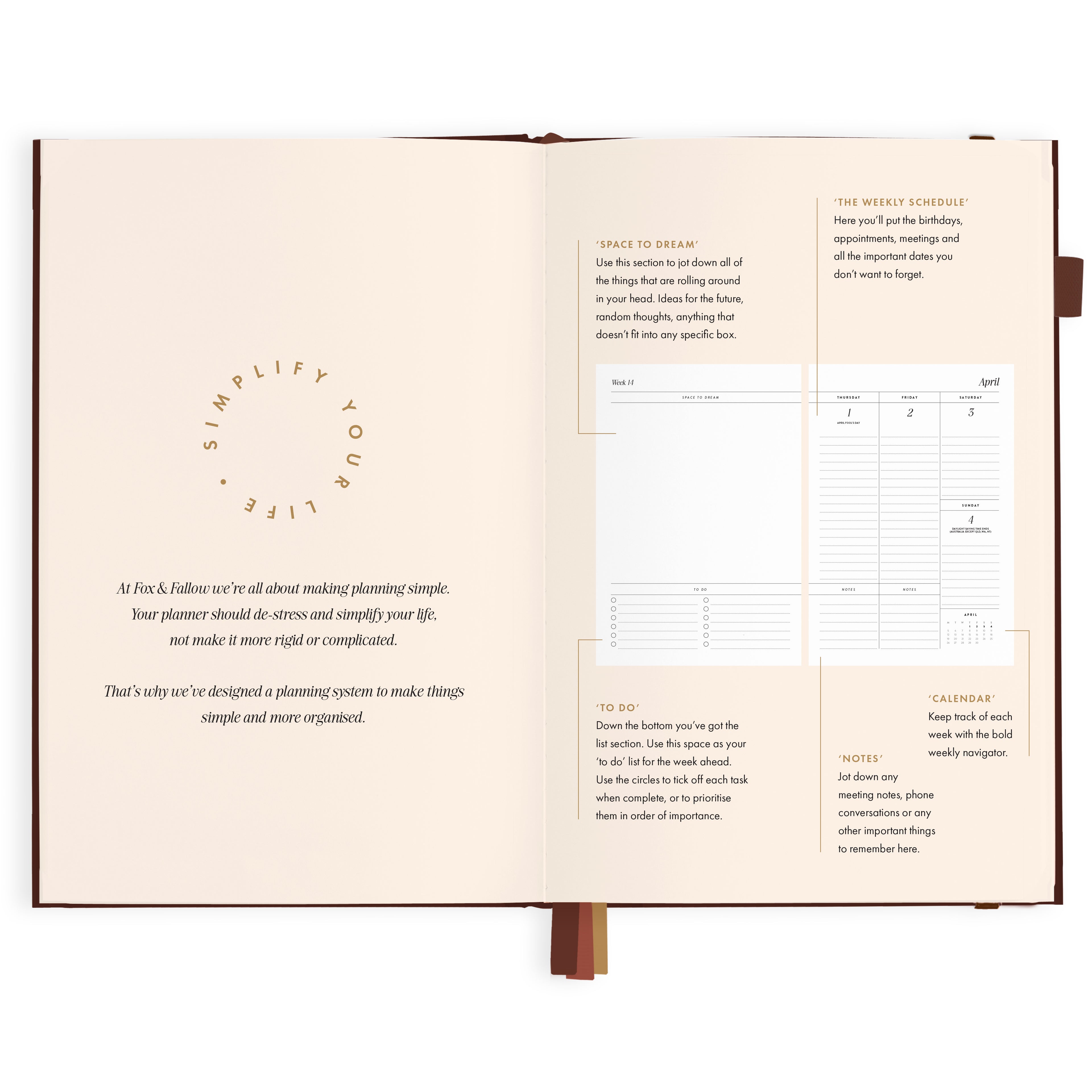 2027 A5 Vertical Planner - Chocolate - PRE-ORDER (15 SEPTEMBER)