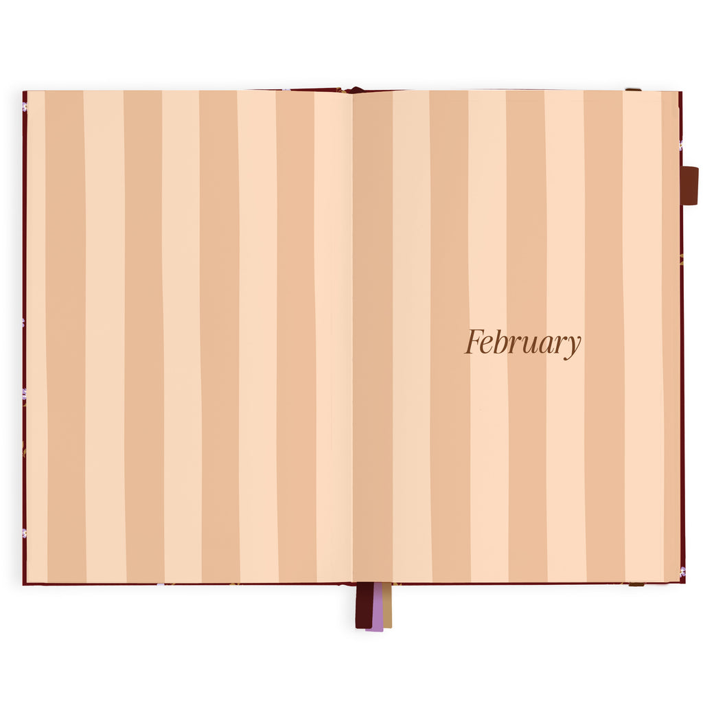2027 A5 Vertical Planner - Cherry Wisteria - PRE-ORDER (25 SEPTEMBER)