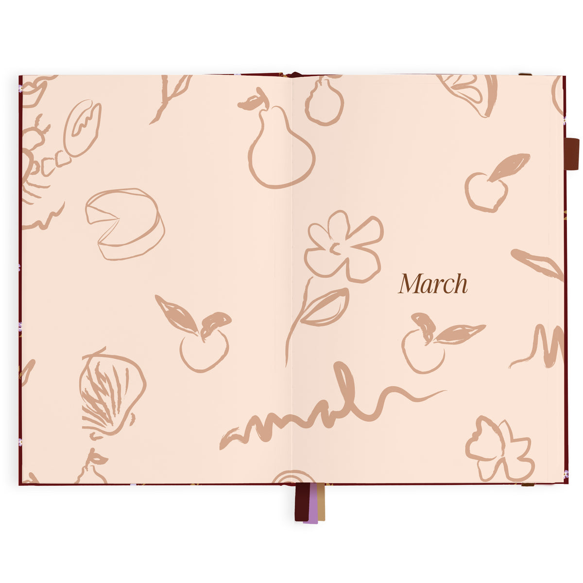 2027 A5 Vertical Planner - Cherry Wisteria - PRE-ORDER (25 SEPTEMBER)