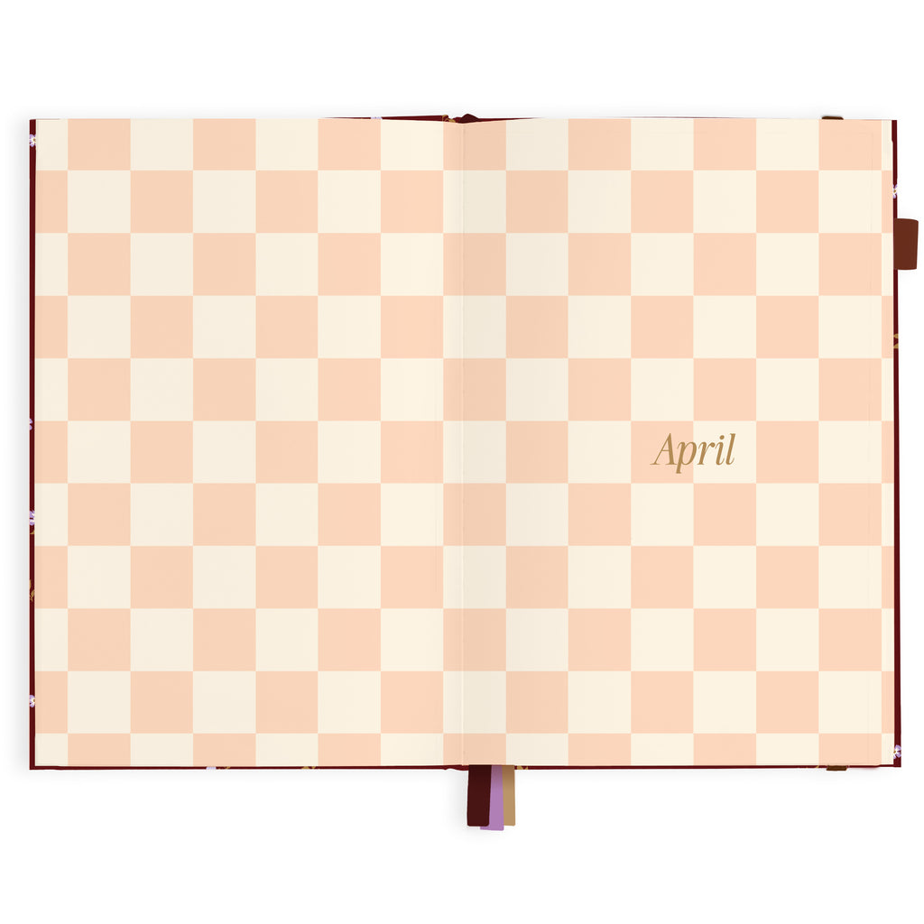 2027 A5 Vertical Planner - Cherry Wisteria - PRE-ORDER (25 SEPTEMBER)
