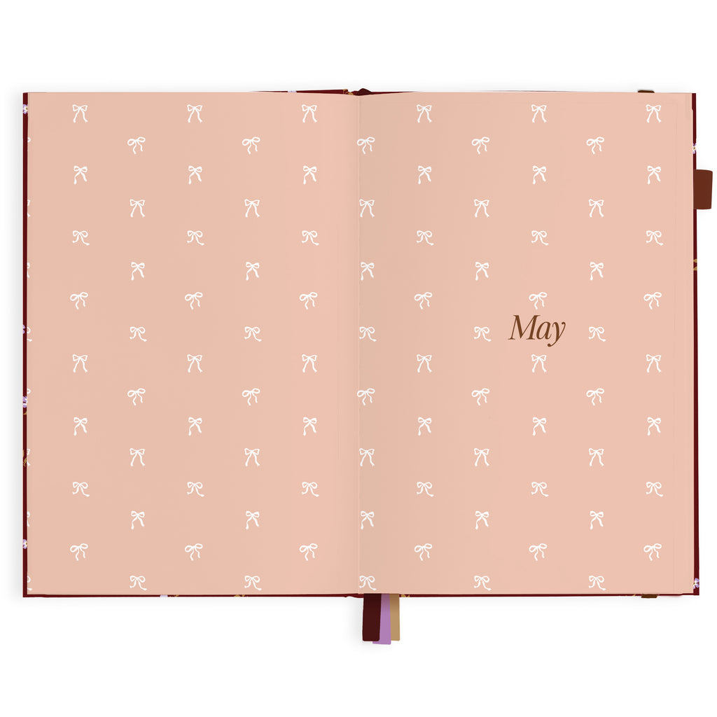 2027 A5 Vertical Planner - Cherry Wisteria - PRE-ORDER (25 SEPTEMBER)