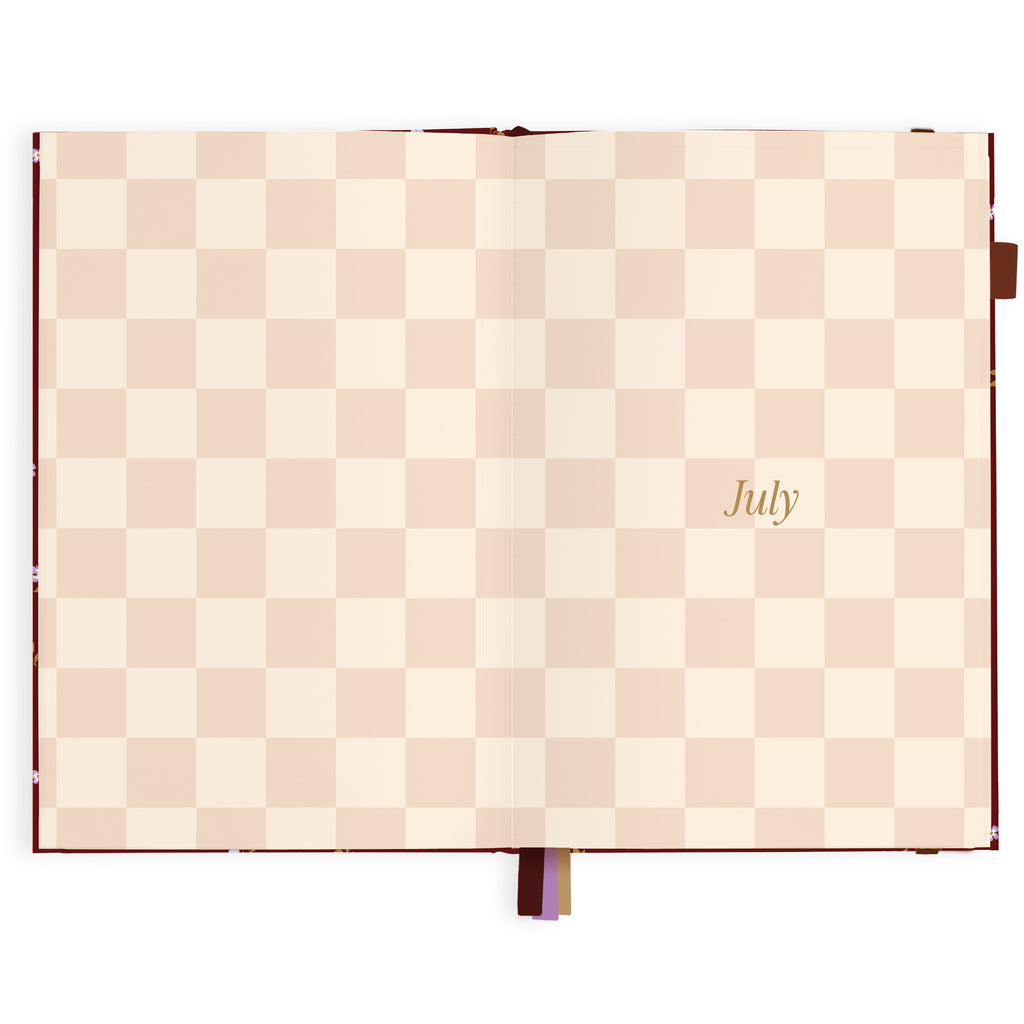 2027 A5 Vertical Planner - Cherry Wisteria - PRE-ORDER (25 SEPTEMBER)