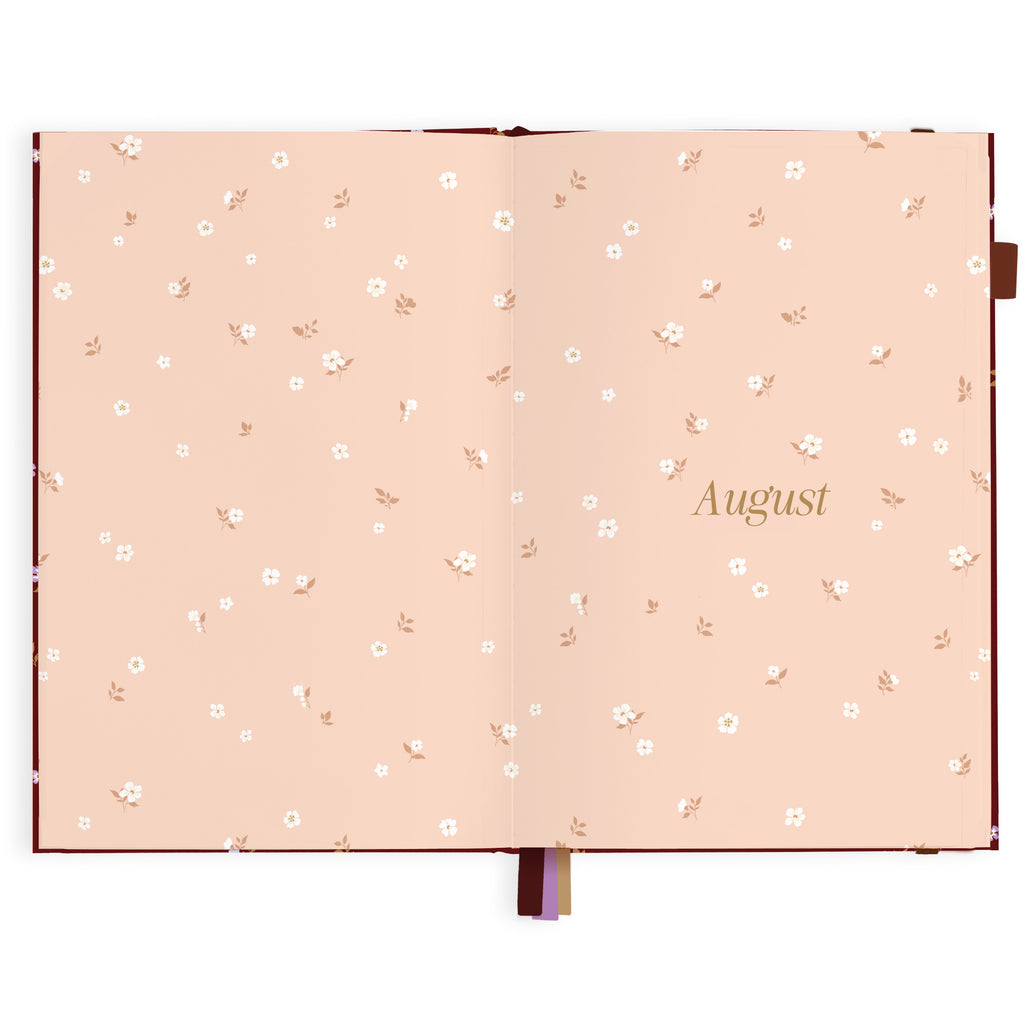 2027 A5 Vertical Planner - Cherry Wisteria - PRE-ORDER (25 SEPTEMBER)