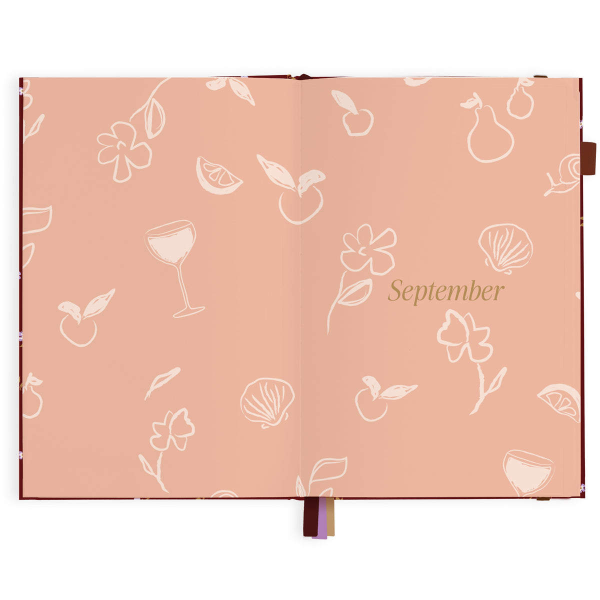 2027 A5 Vertical Planner - Cherry Wisteria - PRE-ORDER (25 SEPTEMBER)