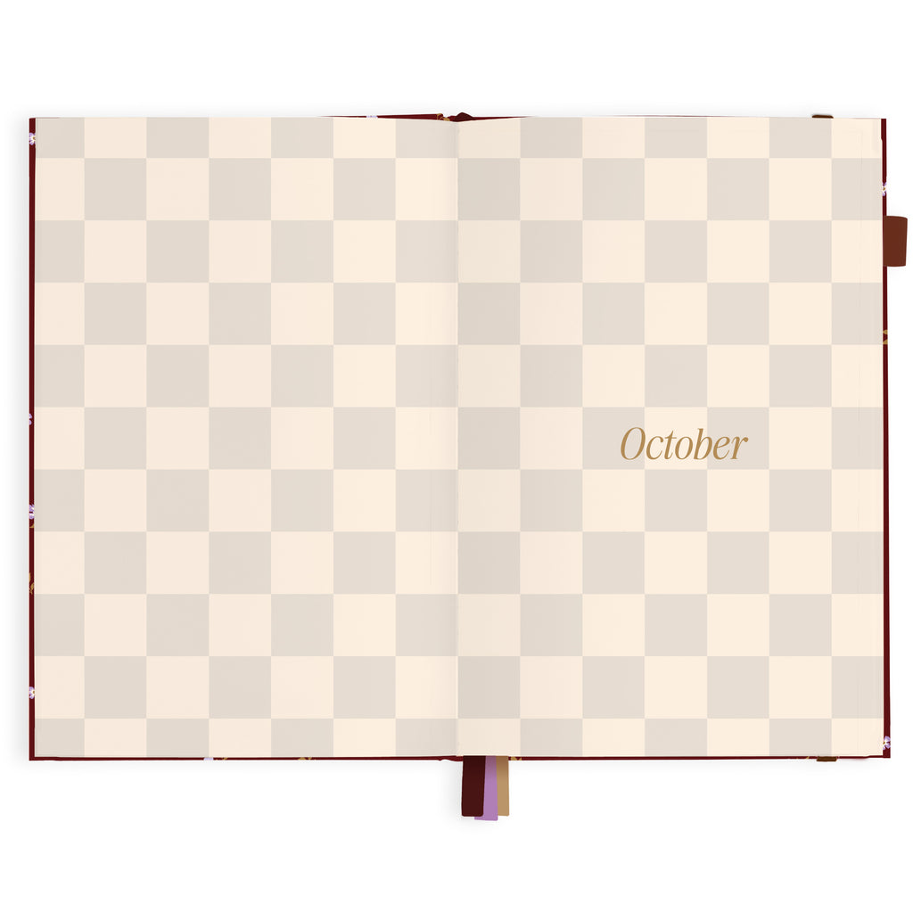 2027 A5 Vertical Planner - Cherry Wisteria - PRE-ORDER (25 SEPTEMBER)