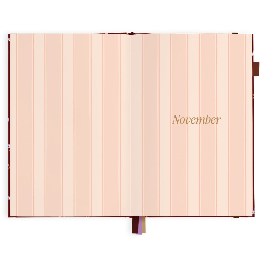 2027 A5 Vertical Planner - Cherry Wisteria - PRE-ORDER (25 SEPTEMBER)