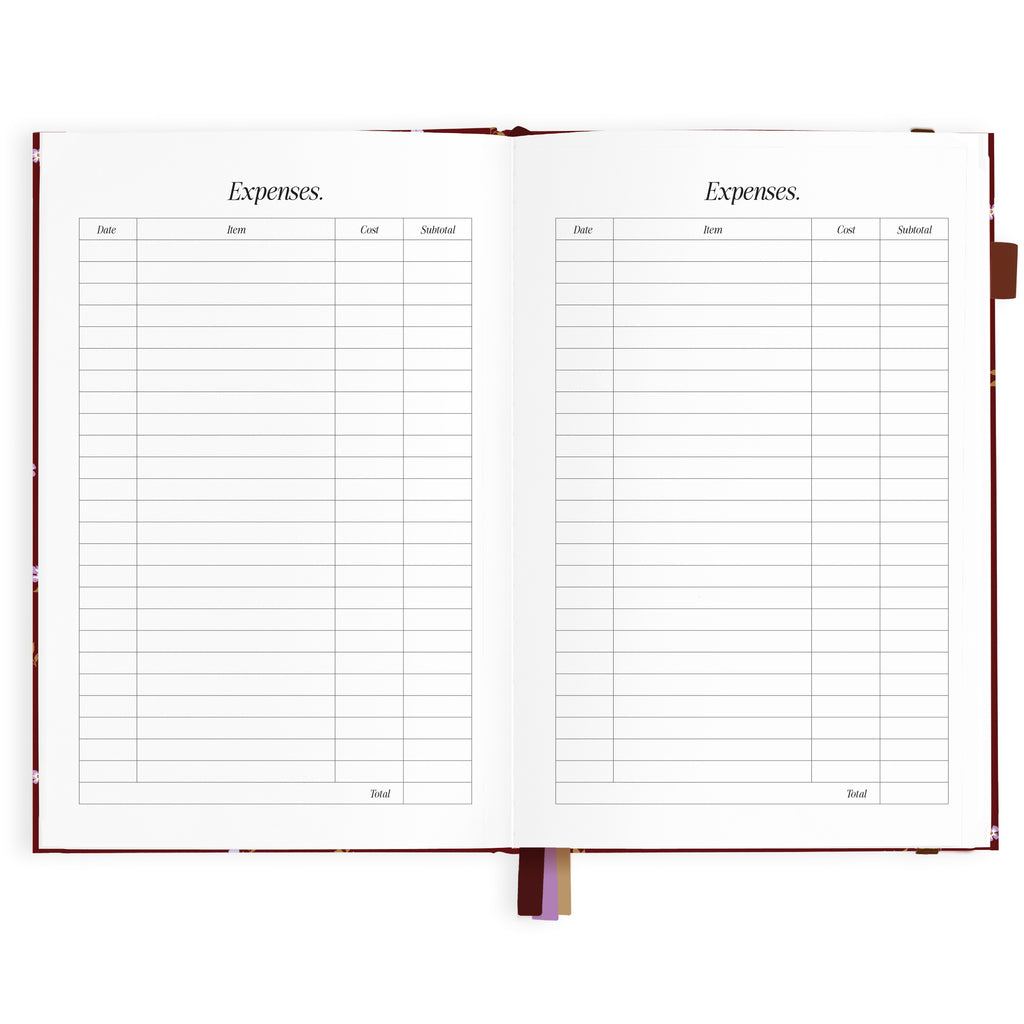 2027 A5 Vertical Planner - Cherry Wisteria - PRE-ORDER (25 SEPTEMBER)