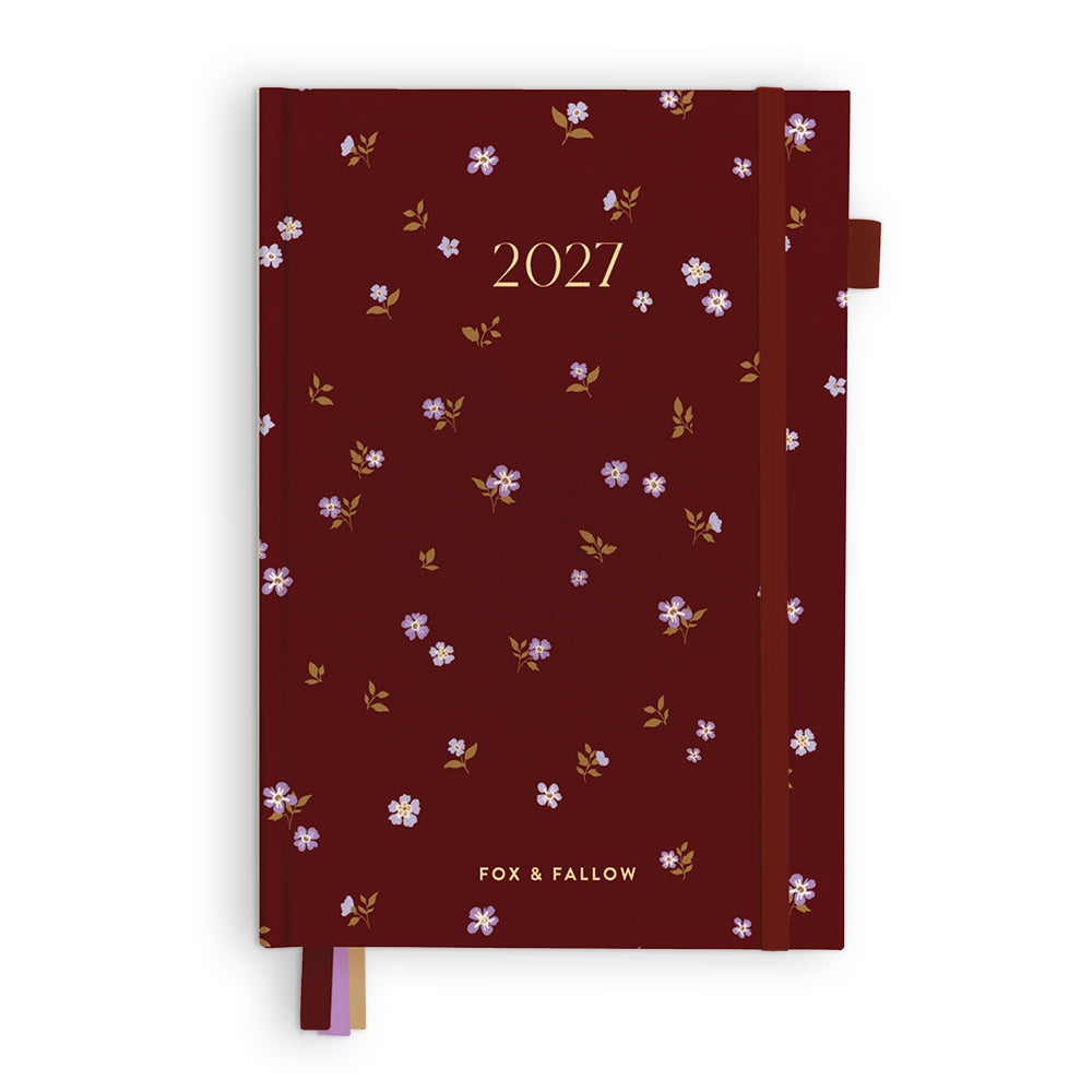 2027 A5 Vertical Planner - Cherry Wisteria - PRE-ORDER (SEPTEMBER)