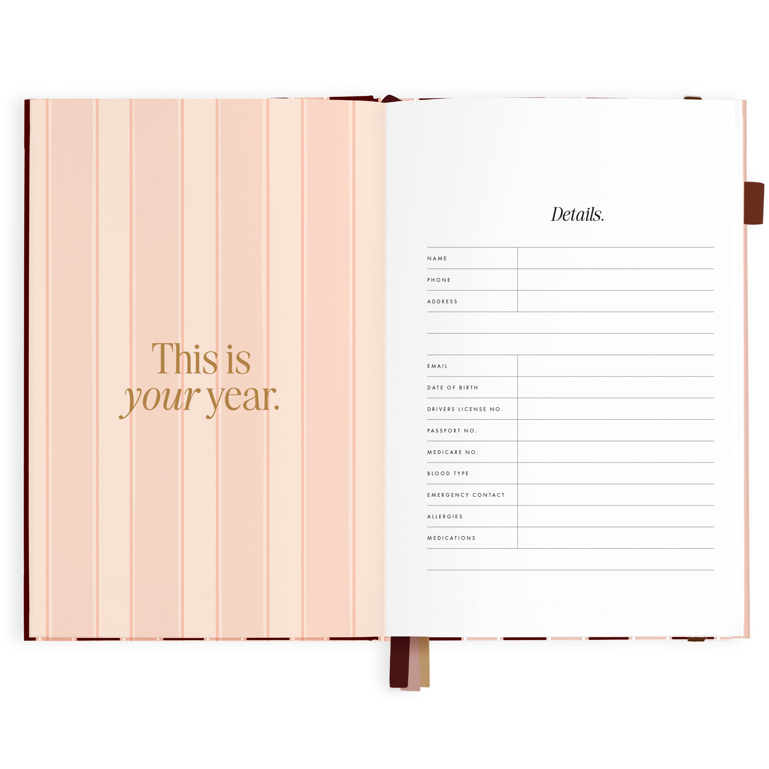 2027 A5 Vertical Planner - Sorrento - PRE-ORDER (15 SEPTEMBER)