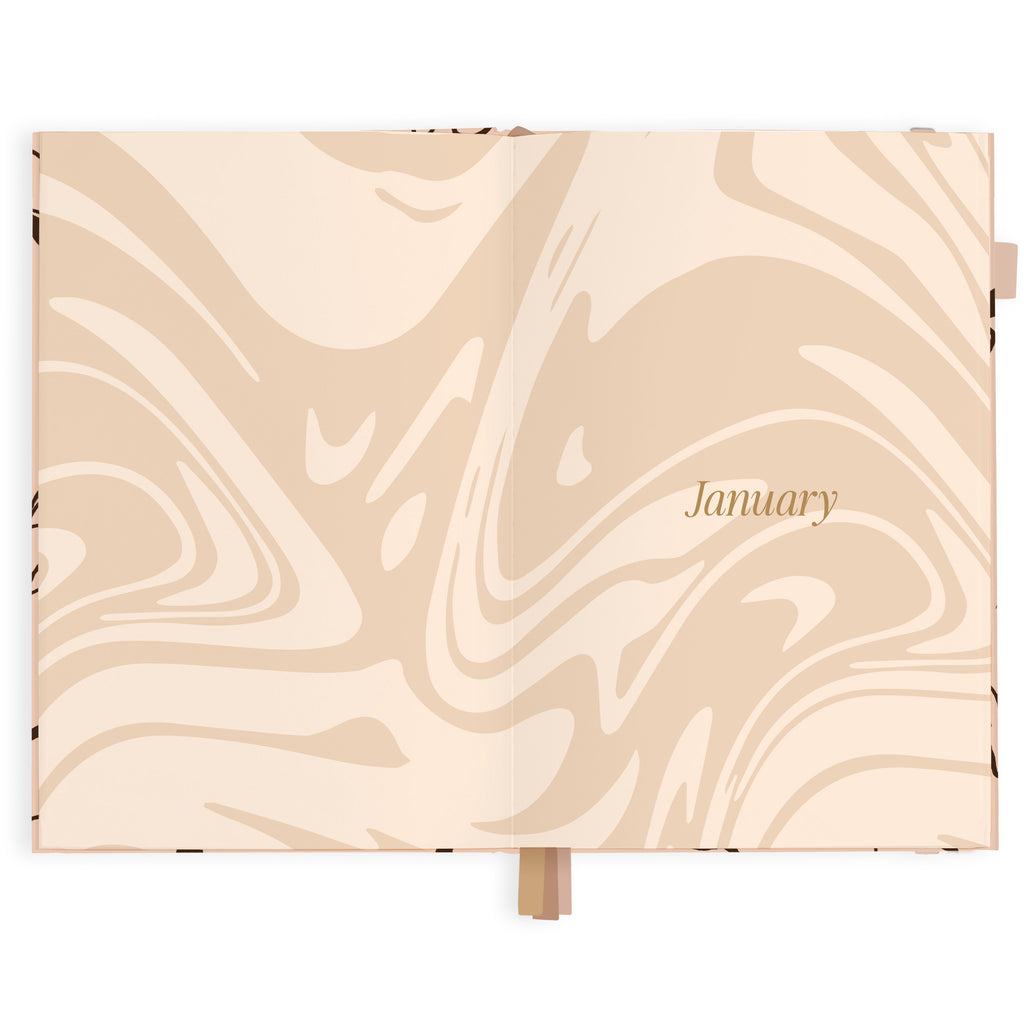 2027 A5 Vertical Planner - Amalfi Latte - PRE-ORDER (25 SEPTEMBER)