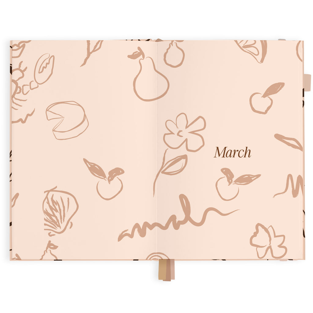 2027 A5 Vertical Planner - Amalfi Latte - PRE-ORDER (25 SEPTEMBER)