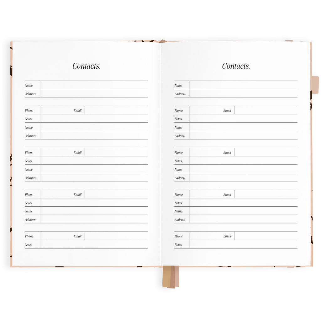 2027 A5 Vertical Planner - Amalfi Latte - PRE-ORDER (25 SEPTEMBER)