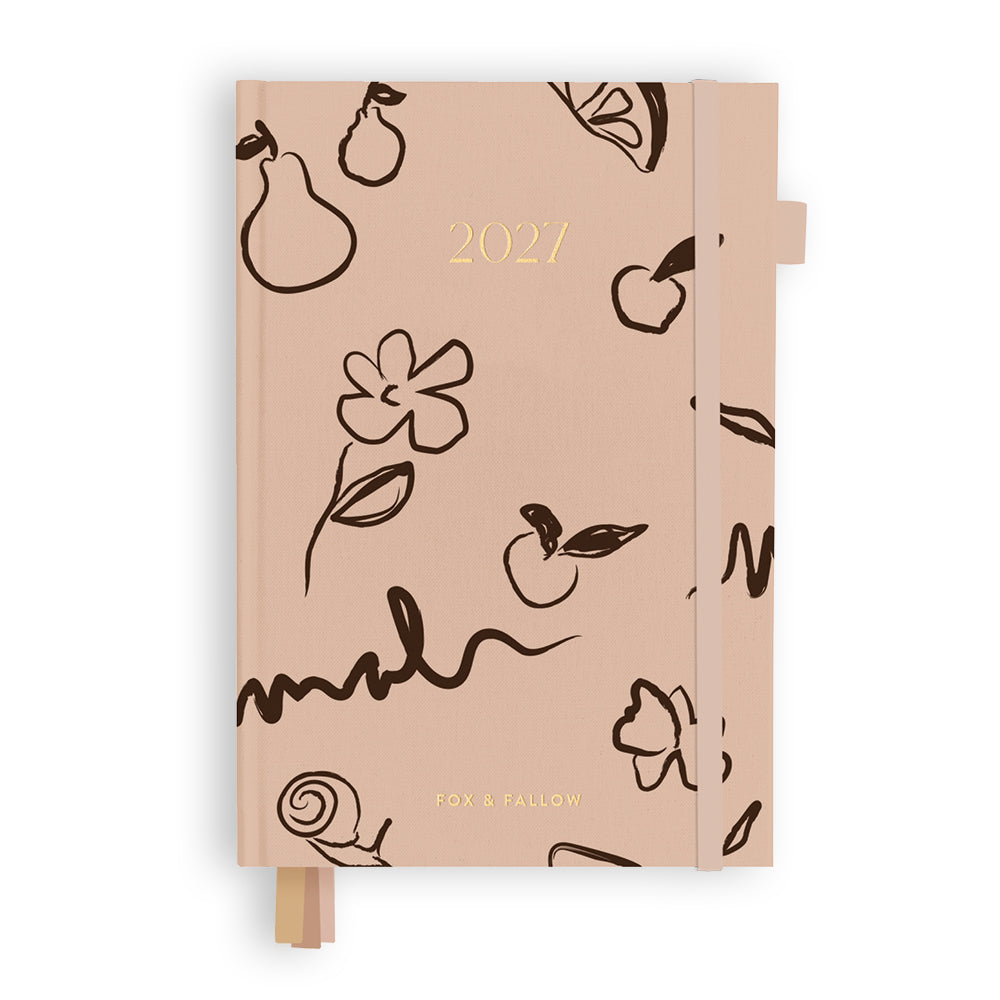 2027 A5 Vertical Planner - Amalfi Latte - PRE-ORDER (SEPTEMBER)