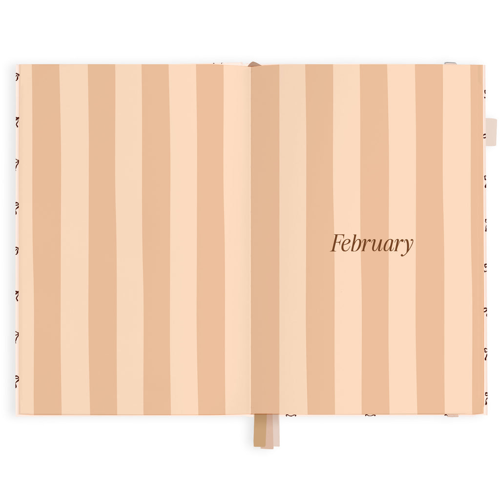 2027 A5 Vertical Planner - French Bows - PRE-ORDER (25 SEPTEMBER)