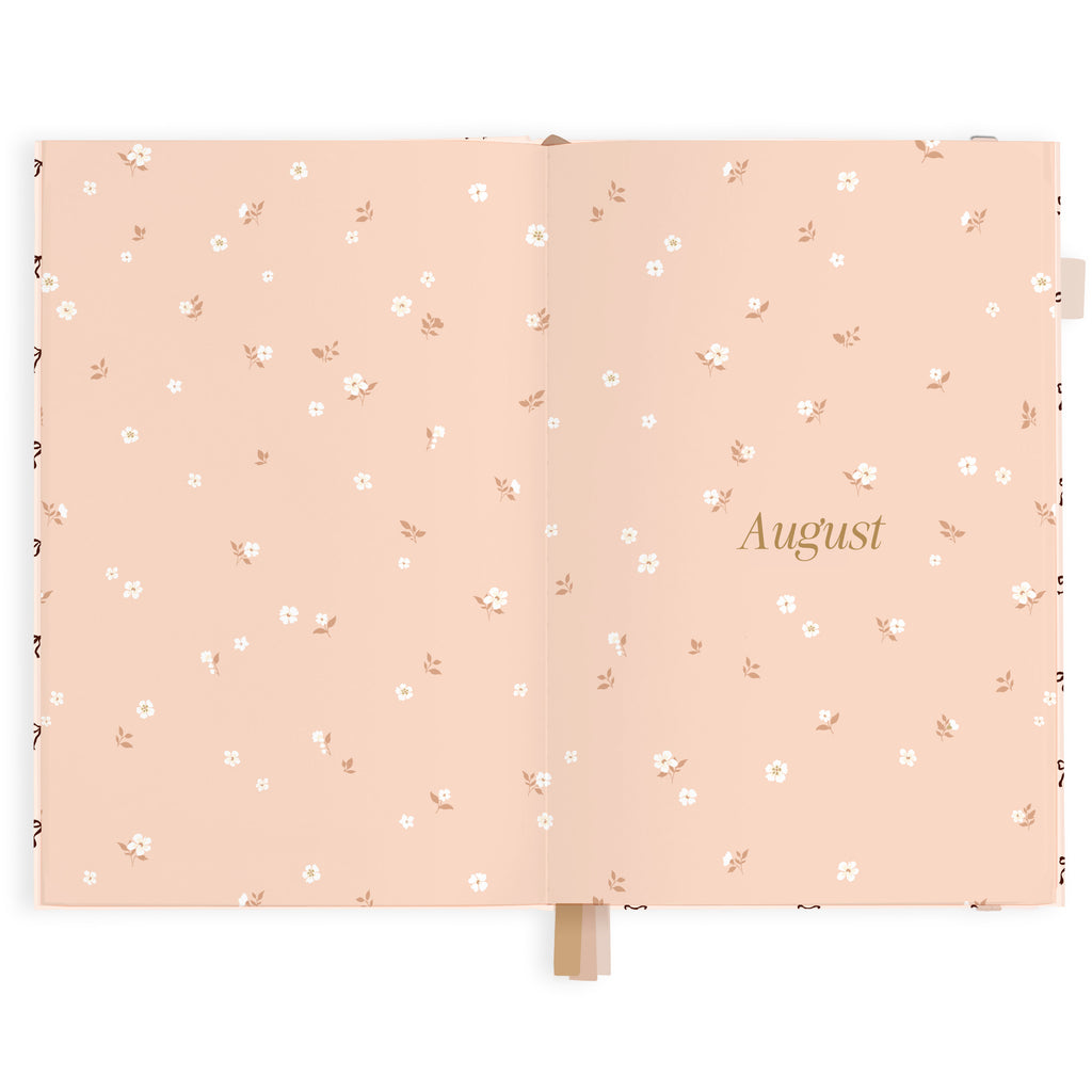 2027 A5 Vertical Planner - French Bows - PRE-ORDER (25 SEPTEMBER)