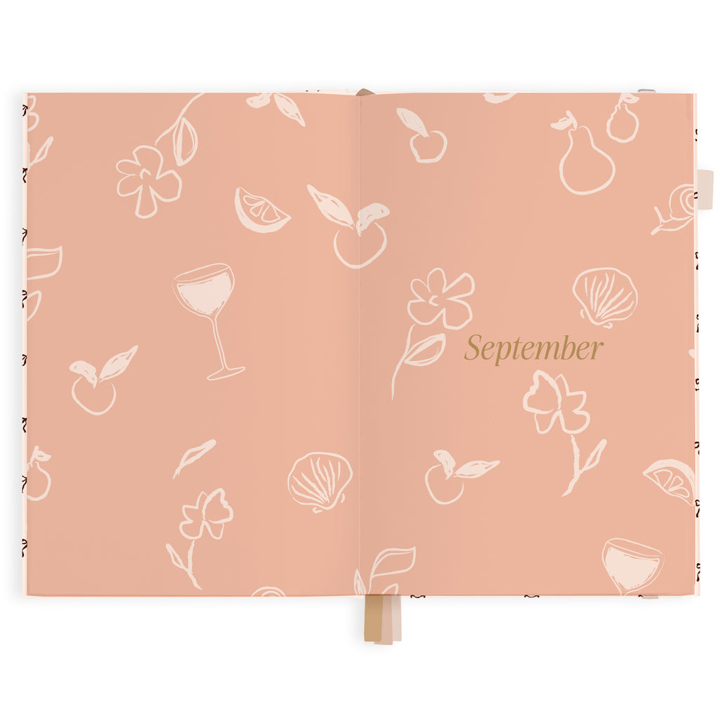 2027 A5 Vertical Planner - French Bows - PRE-ORDER (25 SEPTEMBER)