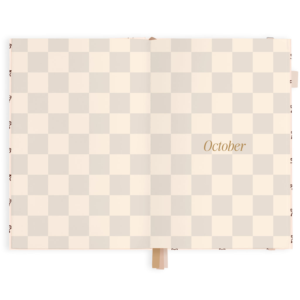 2027 A5 Vertical Planner - French Bows - PRE-ORDER (25 SEPTEMBER)