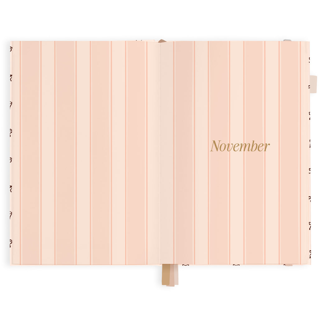 2027 A5 Vertical Planner - French Bows - PRE-ORDER (25 SEPTEMBER)