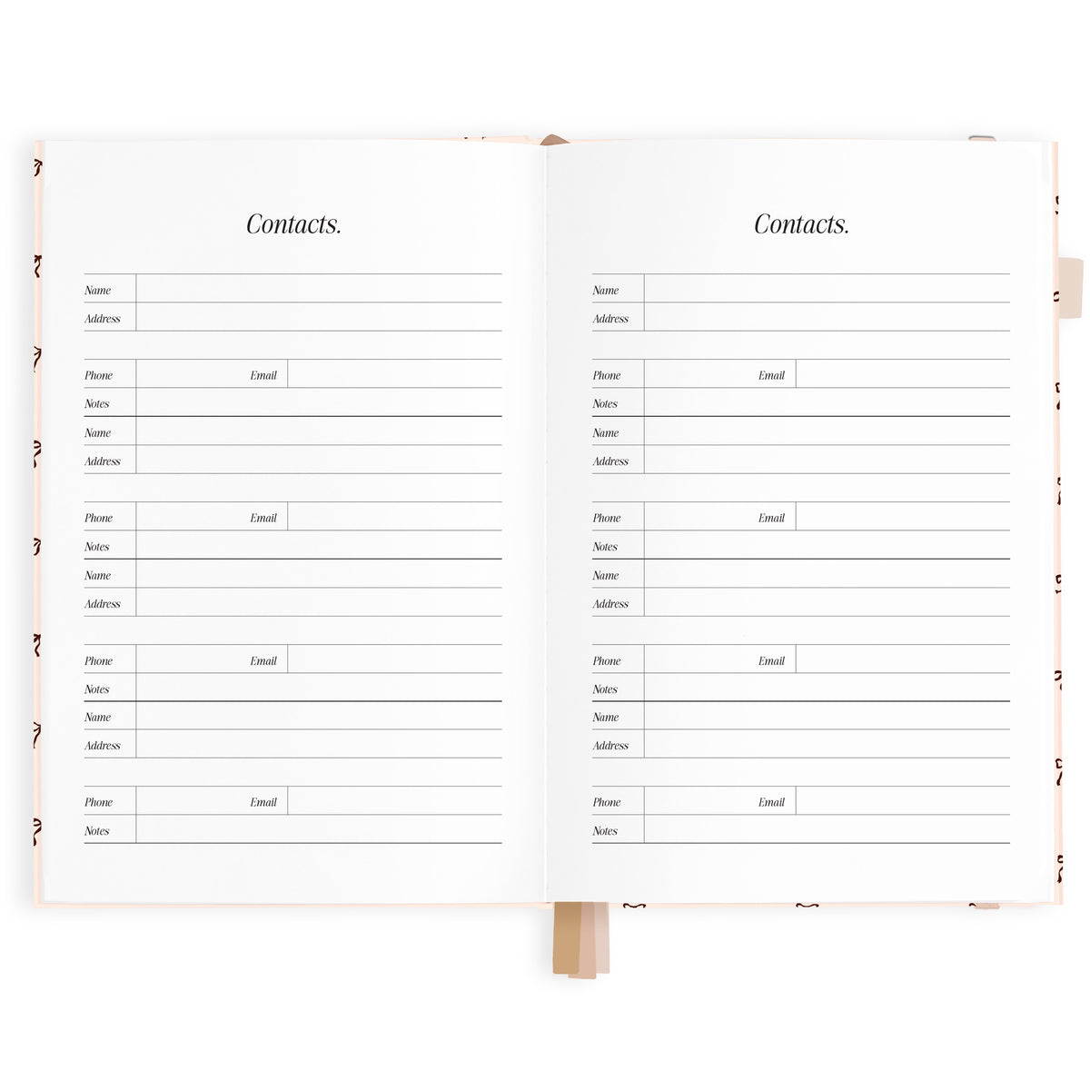 2027 A5 Vertical Planner - French Bows - PRE-ORDER (25 SEPTEMBER)