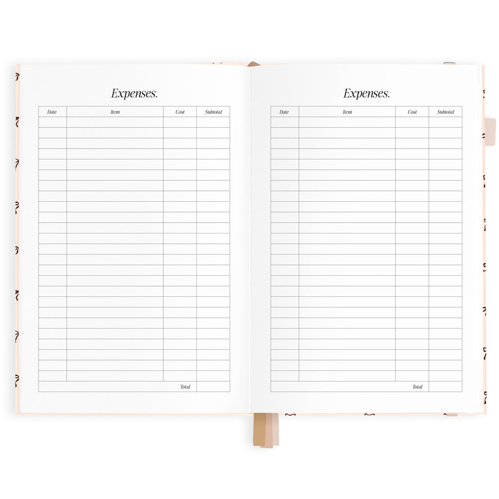 2027 A5 Vertical Planner - French Bows - PRE-ORDER (25 SEPTEMBER)