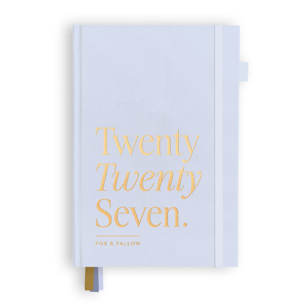 2027 A5 Vertical Planner - Powder - PRE-ORDER (25 SEPTEMBER)