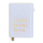 2027 A5 Vertical Planner - Powder - PRE-ORDER (25 SEPTEMBER)