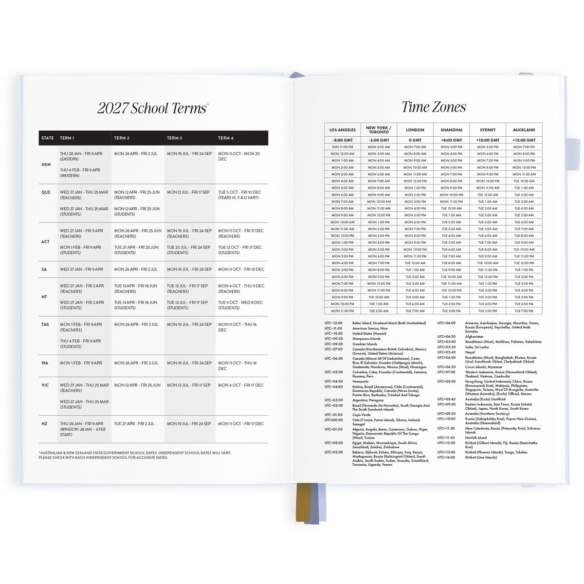 2027 A5 Vertical Planner - Powder - PRE-ORDER (25 SEPTEMBER)