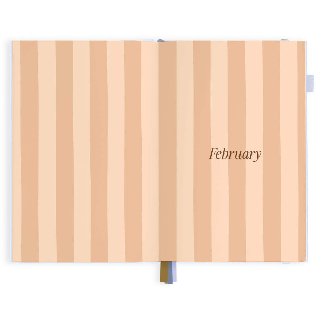 2027 A5 Vertical Planner - Powder - PRE-ORDER (25 SEPTEMBER)