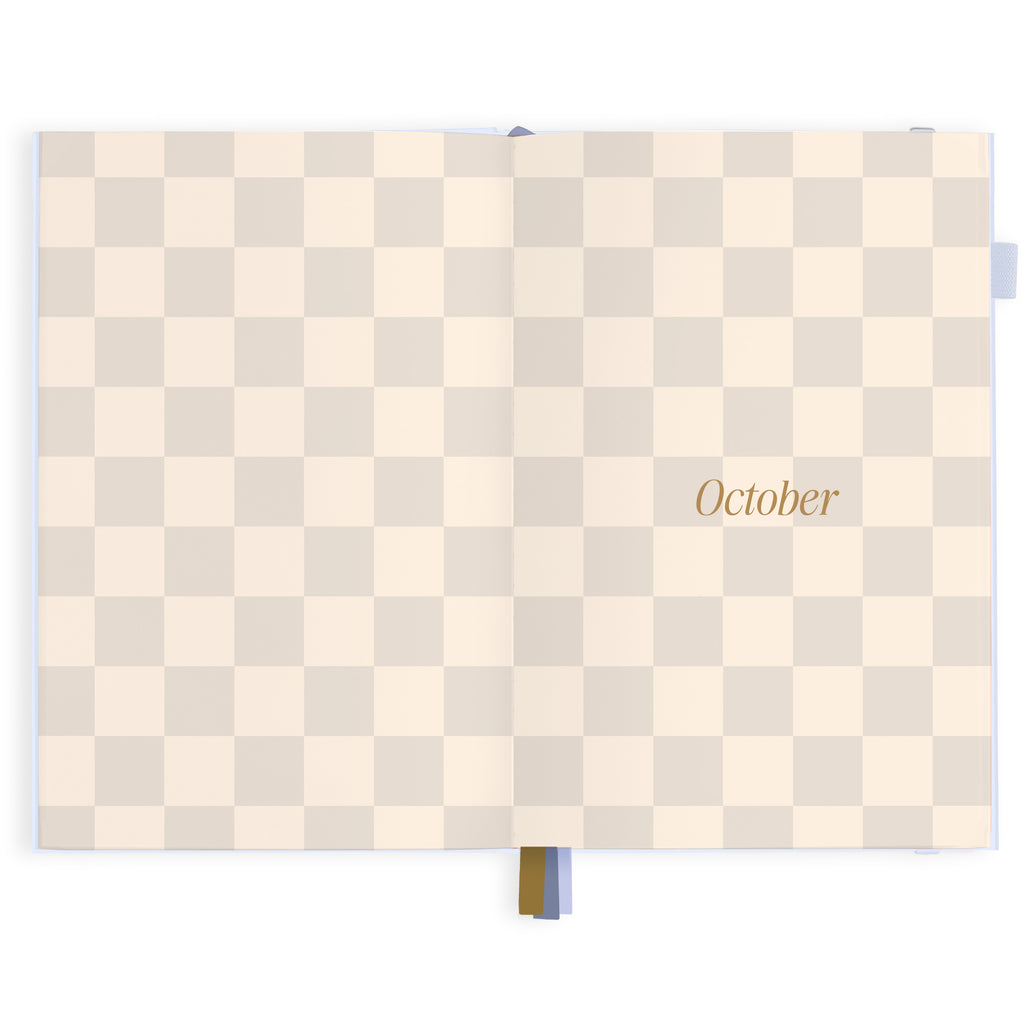 2027 A5 Vertical Planner - Powder - PRE-ORDER (25 SEPTEMBER)