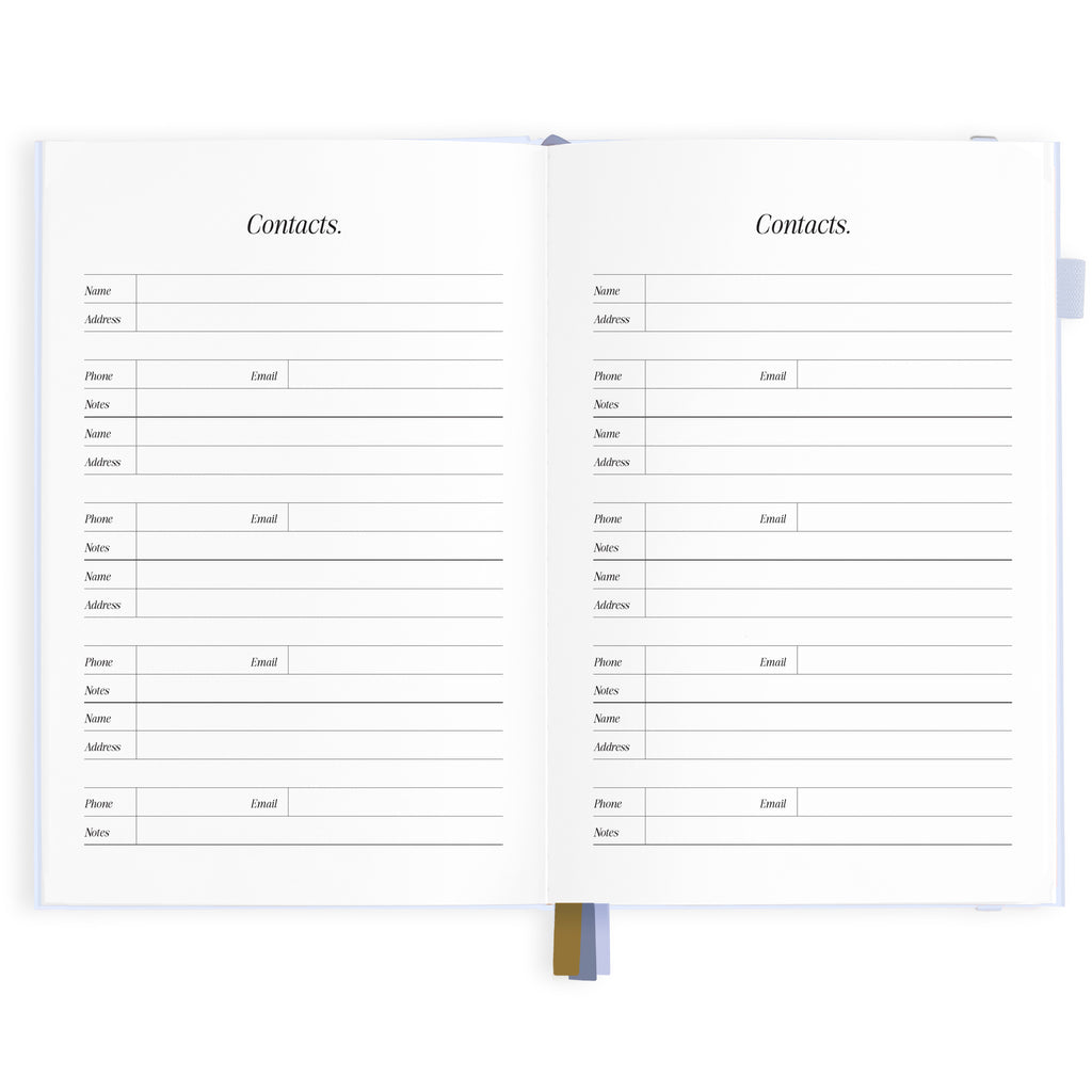 2027 A5 Vertical Planner - Powder - PRE-ORDER (25 SEPTEMBER)