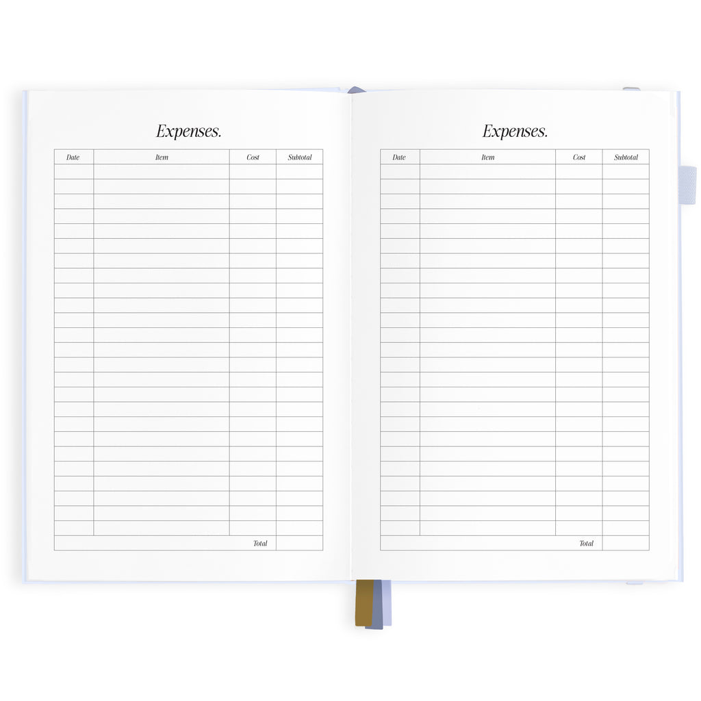 2027 A5 Vertical Planner - Powder - PRE-ORDER (25 SEPTEMBER)