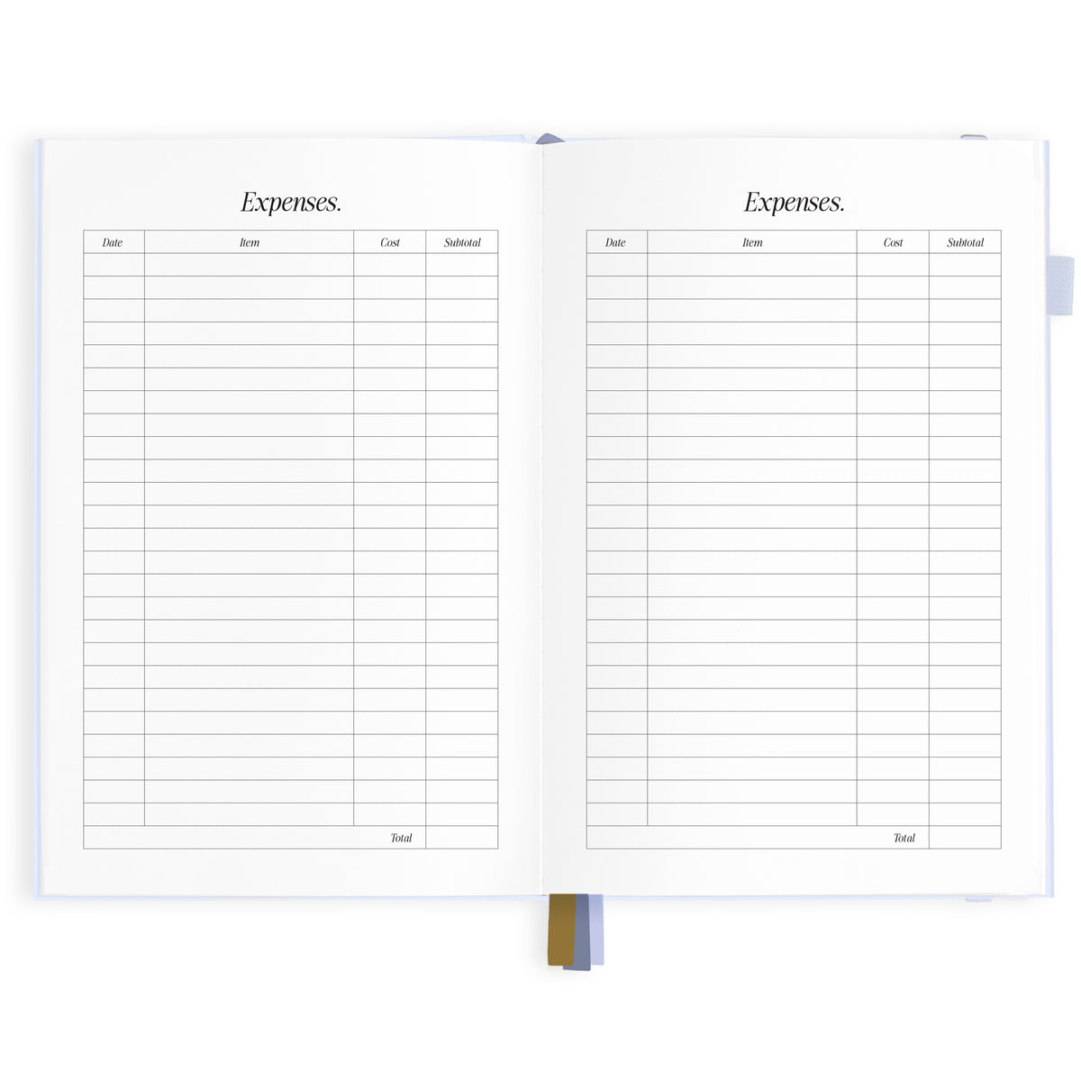 2027 A5 Vertical Planner - Powder - PRE-ORDER (25 SEPTEMBER)